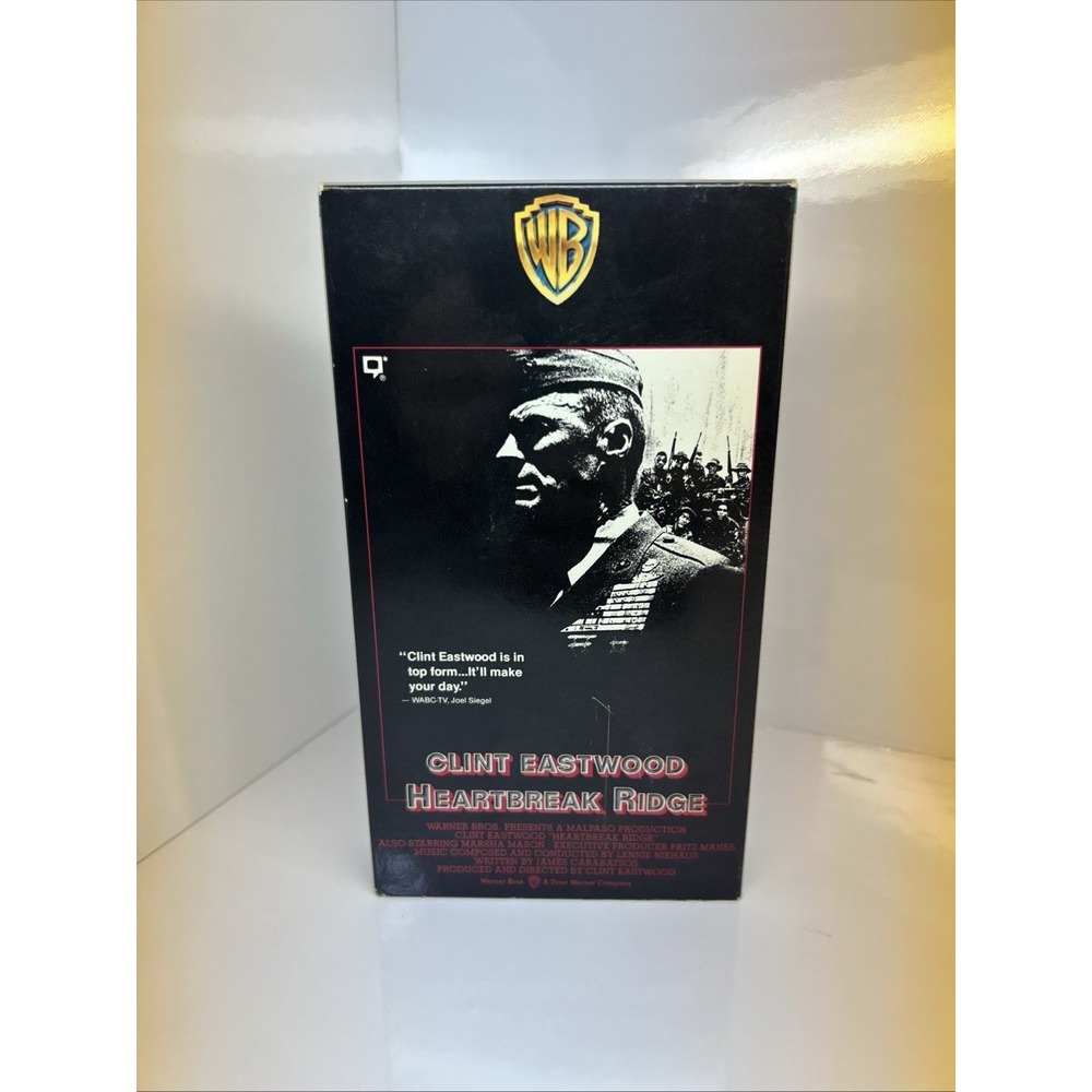 Heartbreak Ridge (VHS, 1986) Warner Hi-Fi Classic‎ Action Clint Eastwood